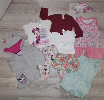 Пакет летних вещей для девочки на 1 год