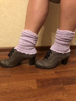 Гетры нежные фиолетовые длинна 60 см