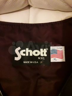 Кожаный жилет Schott (USA)
