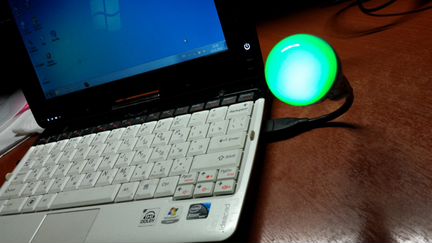 Индикатор переключения языка компьютера