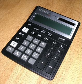Бухгалтерский калькулятор Сitizen SDC-435N