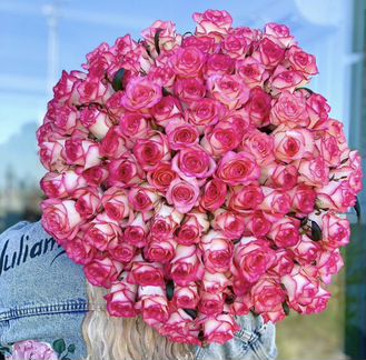 101 роза 60 см