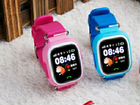 Детские умные часы с GPS Q90 Розовые/Голубые