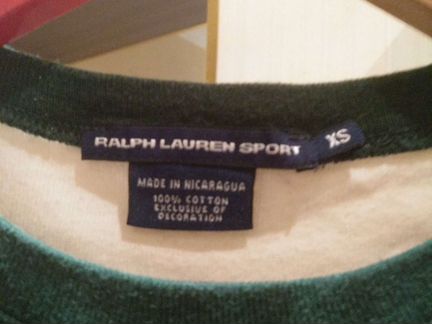 Футболка на фигуру Ralph Lauren sport. размер xs