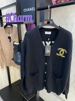 Джемпер Chanel беж и чёрный