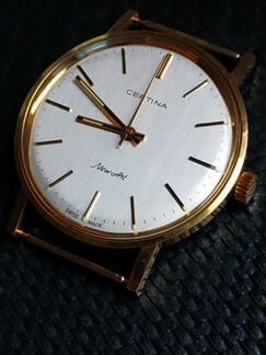 Золотые часы certina 750/18k Swiss made