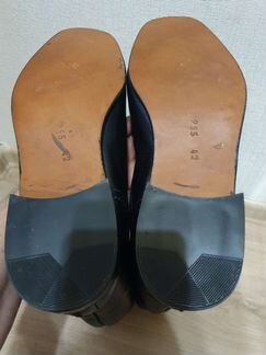 42 р Немецкие меховые хромовые сапоги