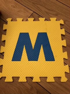 Развивающий коврик сборный алфавит