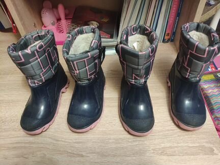 Детские прорезиненные сапожки