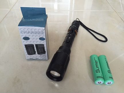 Фонарь влагонепроницаемый тактический summer