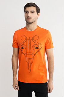 Bikkembergs футболка 56-58 RU XXL оранжевая