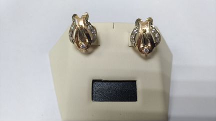 Серьги золото 585 пробы арт.510/2