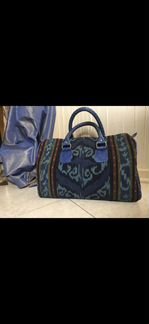 Сумка с этементами кожи питона