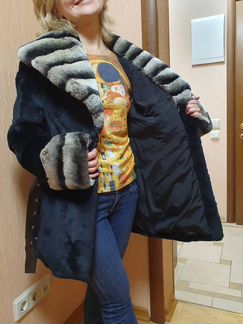 Меховое пальто женское