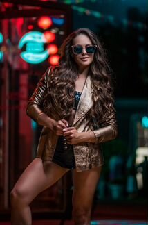 Пиджак кожаный под рептилию