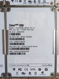2хssd 200GB SAS Zeus SDT5-S200SS