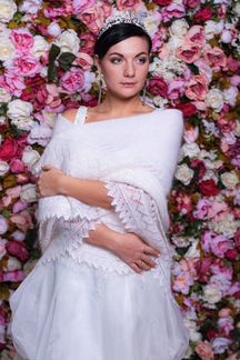 Пуховая шаль платок 