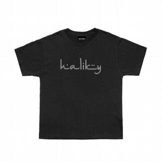 Haliky swarovski black tee