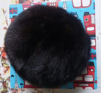 Норковая шапка из цельного меха