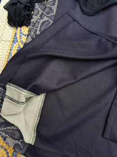 Парадное тёмно-синее платье (58 размер)