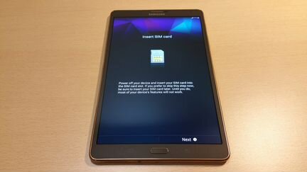 Samsung Galaxy Tab S 8.4 T705 с чехлом и коробкой