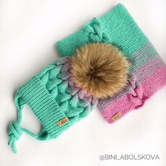 Комплект Шапка и снуд