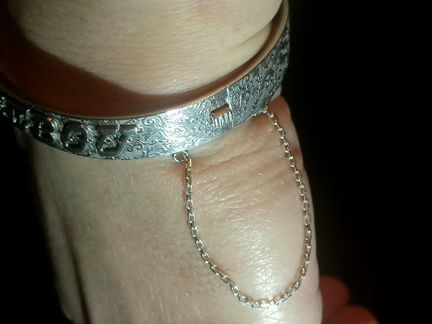 Серебряный чешский браслет 