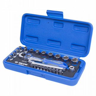 Набор торцевых головок с принадлежностями 1/4