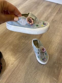 Лоферы из детской ткани