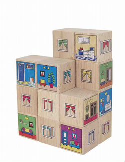 Кубики Краснокамская игрушка Квартиры (куб-10)