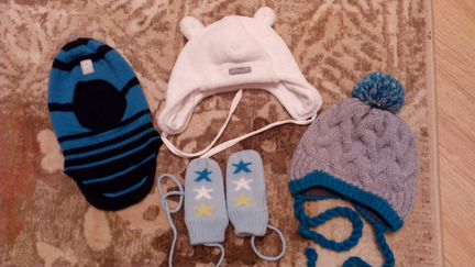 Шапки для мальчика р. 48