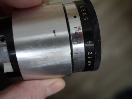 9mm-27mm F1,8 bell & howell объектив varizoom