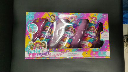Игровой набор двойная хлопушка сюрприз