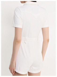 Комбинезон джинсовый белый Lost Ink