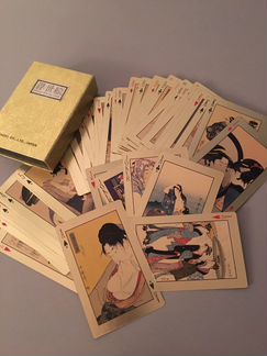 Карты Япония золотые коллекционные