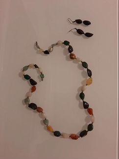 Бусы натуральный камень