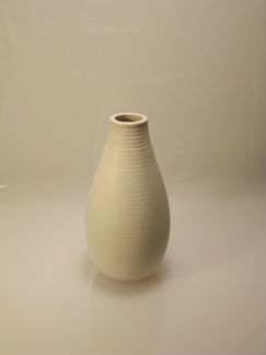 Вазочка мини белая керамика