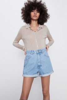 Джинсовые шорты zara