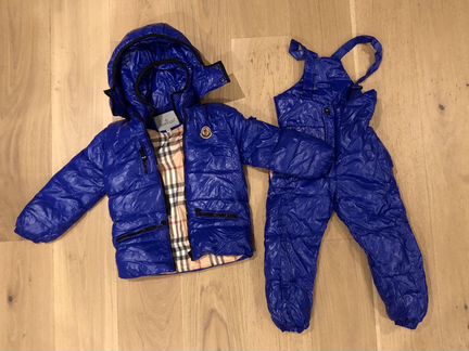 Детский зимний комплект комбинезон Moncler