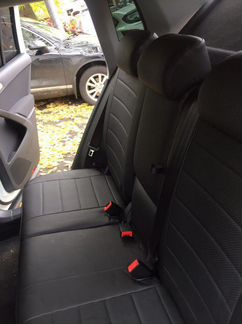 Модельные чехлы Фольксваген Тигуан 1 из экокожи