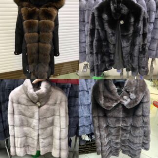 Шуба норковая песцовая шуба трансформер