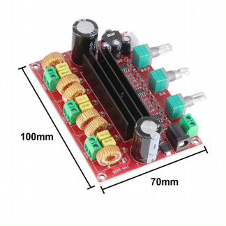 TPA3116D2 аудио усилитель 2.1 - 80W x 2 + 100W бас