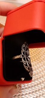 Серебряное кольцо 18