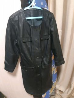 Новый кожаный плащик