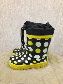 Резиновые сапоги 23,5 размер утеплённые