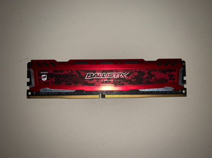 Озу 8GB 2400Мгц Crucial Ballistix Sport