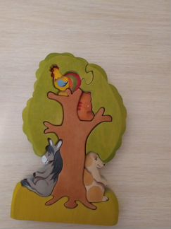 Пазл из дерева Бременские музыканты