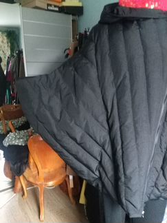 Пуховик стиль бохо,оверсайз,плюс сайз