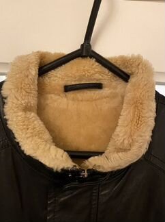 Куртка с мехом овчины