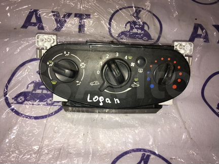 Блок управления печкой Рено Логан